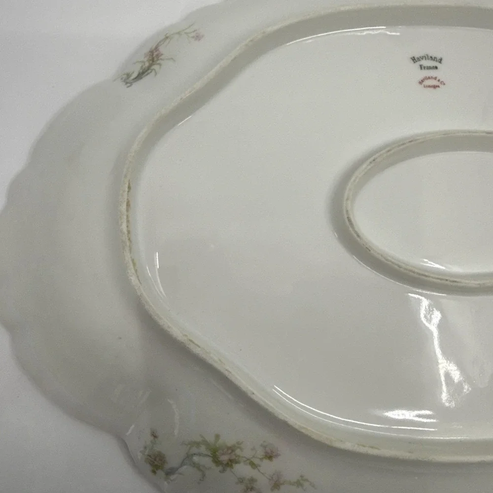 Antique Haviland of France Limoges 18 inch Serving Platter Victorian Style
